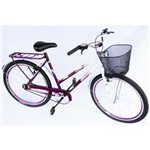 Bicicleta Poti Onix com Aero e Mesa Cross na Cor Violeta com Branco