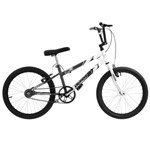 Bicicleta Rebaixada Aro 20 Cinza Fosco e Branco Ultra Bikes