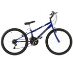 Bicicleta Rebaixada Ultra Bikes Aro 24 18 Marchas Azul