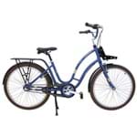 Bicicleta Retrô Vintage Anthon Alumínio Aro 26 Azul
