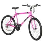 Bicicleta Rosa Aro 26 18 Marchas Carbono Pro Tork Ultra