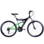 Bicicleta Tb300 Aro 26 18 Marchas Preto/verde Track & Bikes