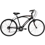 Bicicleta Track & Bikes Confort Bike Fast 100 Aro 26 21V - Preta