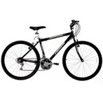 Bicicleta Track & Bikes MTB Alumínio Mountainer 18V Aro 26 Preta