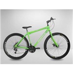 Bicicleta Verde 29 Status Kit Shimano 21v Freio a Disco