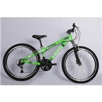 Bicicleta Viking X Tuff Freeride Aro Aero 26 V-Brake 21 Velocidades Cambios Shimano Verde Neon
