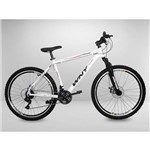 Bicicleta Wny Kit Shimano Branca 21v Aro 26 a Disco Quadro 17