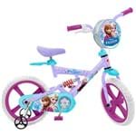 Bicicleta X-Bike Brinquedos Bandeirante Disney Frozen Aro 14" Lilás