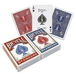 2 Bicycle Standard Index Playing Cards Poker Size - Azul e Vermelho