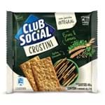 Biscoito Crostini Sabor Ervas e Cereais Club Social 80g