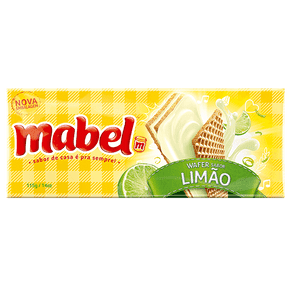 Biscoito Mabel Wafer Recheado Limão 115g