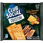 Biscoito Salgado Crostini Sabor Queijo Parmesão e Vegetais Club Social 80g