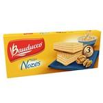 Biscoito Wafer Nozes 165g - Bauducco