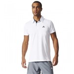 Bizz Store - Camisa Polo Masculina Adidas Fab Tennis Branca