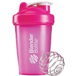 Blender Bottle Full Color Rosa C/ Branco (590ml) - Blender Bottle