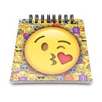 Bloco de Anotações Emoticon - Emoji Beijinho com Amor