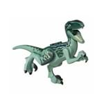 Bloco de Montar Dinossauros Jurassic World Park Minifigures Velociraptor Blue Compatível LEGO