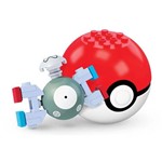 Bloco de Montar - Mega Construx - Pokémon - Pokebola - Wooper Axolotl Felino - Mattel
