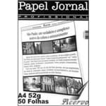 Bloco de Papel Jornal A4 52g com 50 Folhas - Acervo