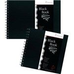 Bloco Hahnemühle Black Book - 250g/m² 23,5 X 23,5 Cm