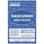 Bloco para Rascunho Sem Picote 80x115 50fls. Sao Domingos Pct.c/40