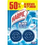 Bloco Sanitario Harpic Cx Acoplada 50g 50% Desconto 2 Unid