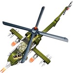Blocos de Montar Banbao Força Tática Helicóptero Apache - 231 Peças