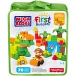 Blocos de Montar Mega Bloks First Builders Dinossauro 70 Peças - Fisher Price