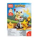 Blocos de Montar - Mega Construx - Pokémon - Pikachu Vs Meowth - 70 Peças - Mattel
