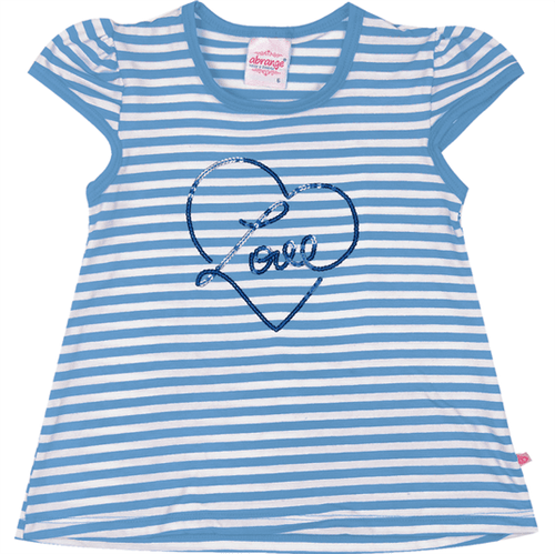 Blusa Abrange Infantil Love Azul 08