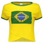 Blusa Cropped Brasil Japurá - Braziline