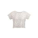 Blusa Cropped Perfect Tee Perle G