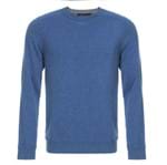 Blusa de Cashmere para Inverno Raffi Otto Masculina Azul Denim Tam. M