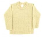 Blusa de Lã em Tricot Infantil Feminino - Quadros