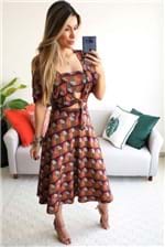 Blusa Dress To com Top Estampa Huaraz - Multicolorido