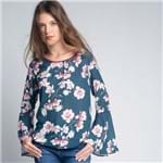 Blusa Flare Floral - P