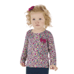 Blusa Rotativo Rosa - Bebê Menina -Cotton Blusa Rosa - Bebê Menina - Cotton - Ref:34105-21-G