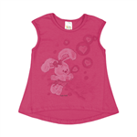Blusa Sorvete - Bebê Menina -Cotton Blusa Pink - Bebê Menina - Cotton - Ref:33604-8-G