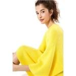 Blusa Tricot Decote Amarelo Bananada - G
