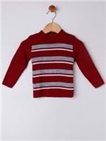 Blusão Infantil para Menino - Vermelho/cinza