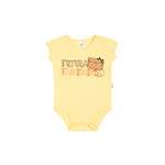 Body Amarelo - Bebê Menina -Cotton Body Amarelo - Bebê Menina - Cotton - Ref:33101-4-G