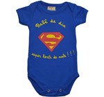 Body Bebê de Dia e Super-herói de Noite Baby Fun 0 a 3 M