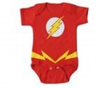 Body Bebê Manga Curta Super Heróis Flash | Doremi Bebê