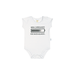 Body Branco - Bebê Menina -Cotton Body Branco - Bebê Menina - Cotton - Ref:33101-3-G