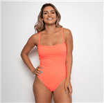 Body Fitness Poliamida Neon Orange BY143