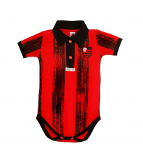 Body Flamengo com Listras Manga Curta | Doremi Bebê