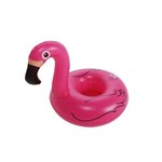 Boia Inflavel Flamingo Porta Copo para Piscina Bel Bellazer