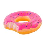 Boia Inflável Gigante Bel Lazer Donut 110Cm Rosa