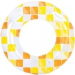 Boia Inflavel - Redonda Mosaico - Adulta - Amarelo - Jilong