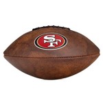 Bola de Futebol Americano Wilson Nfl Jr Throwback Team Logo San Francisco Marrom